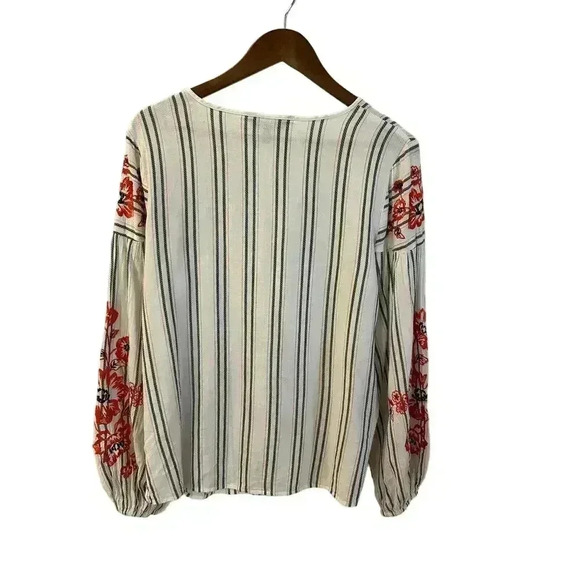 Karen Millen 
Embroidered Blouson Sleeve Top Size US 10 - Picture 7 of 10